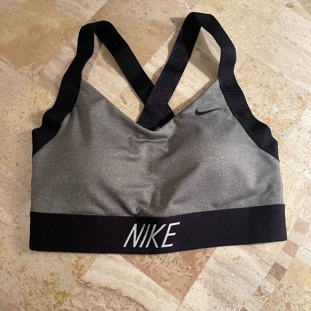 Nike sports bra-Black and gray